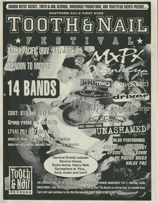 Tooth & Nail Records First Festival 1996