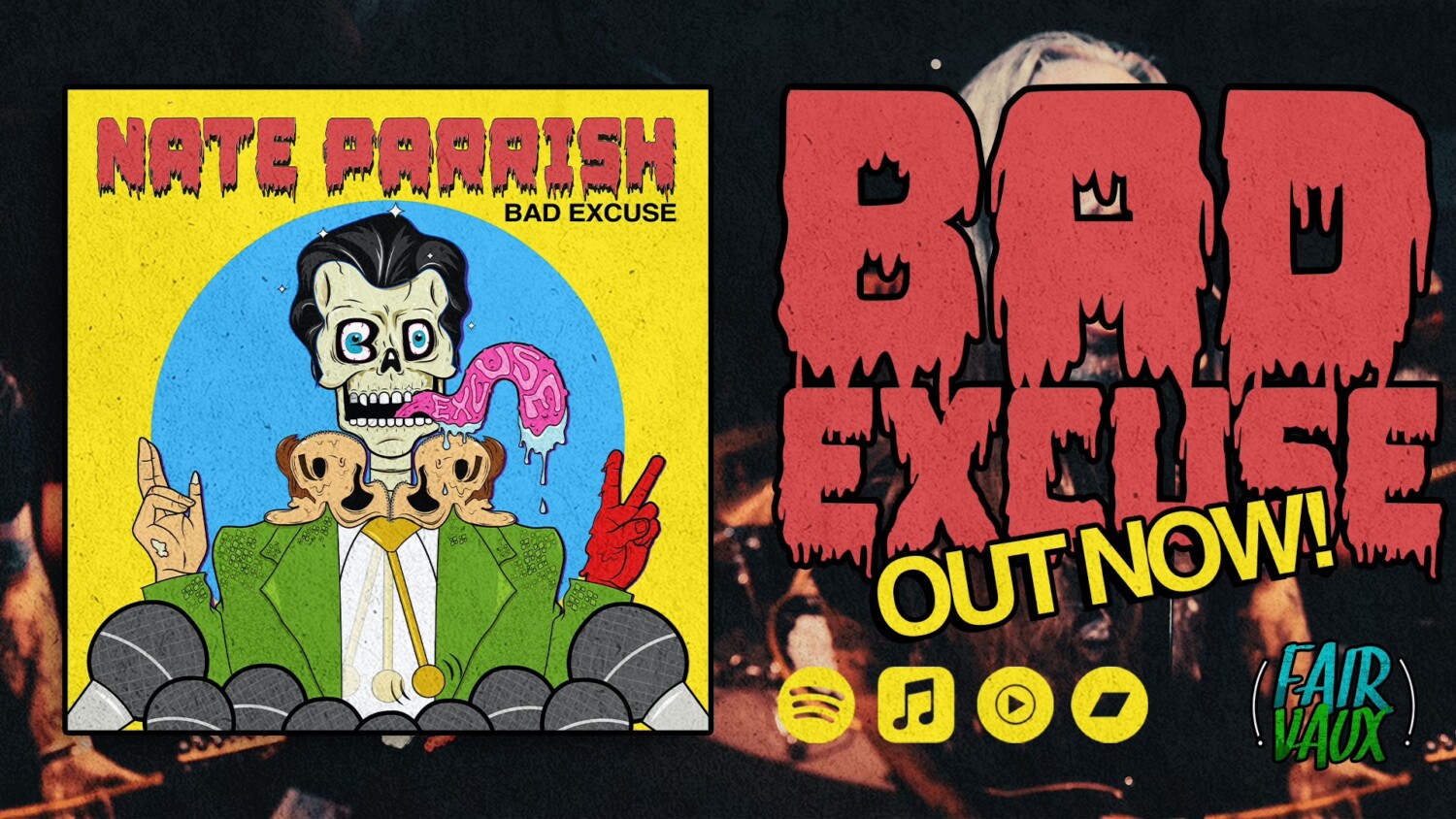 Nate Parrish Bad Excuse (Official Lyric Video) News Indie Vision